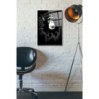 Epic Art 'Monkey Business Black' by Nicklas Gustafsson, Acrylic Glass Wall Art,16x24