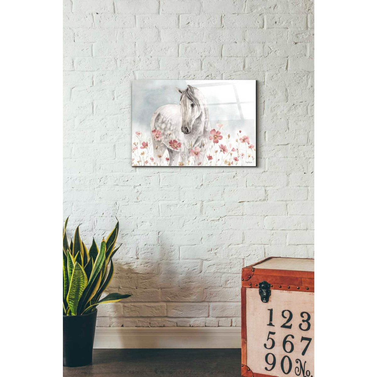 Epic Art 'Wild Horses I' by Lisa Audit, Acrylic Glass Wall Art,16x24
