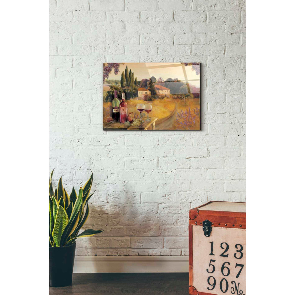 Epic Art 'Spoleta Afternoon' by Marilyn Hageman, Acrylic Glass Wall Art,16x24