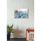 Epic Art 'Variation Blue Grey Pink' by Silvia Vassileva, Acrylic Glass Wall Art,16x24