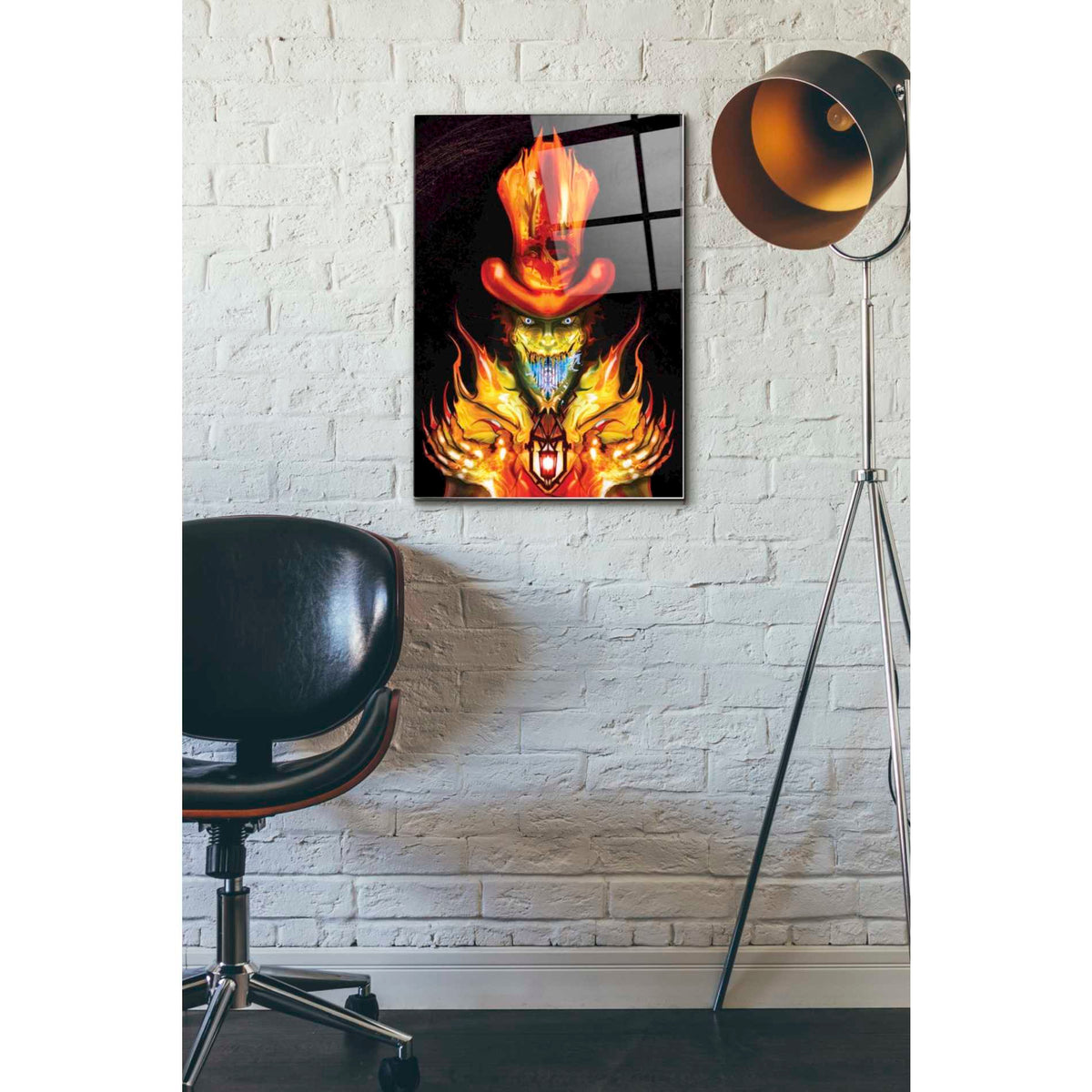 Epic Art 'Spring Heel Jack' by Michael Stewart, Acrylic Glass Wall Art,16x24