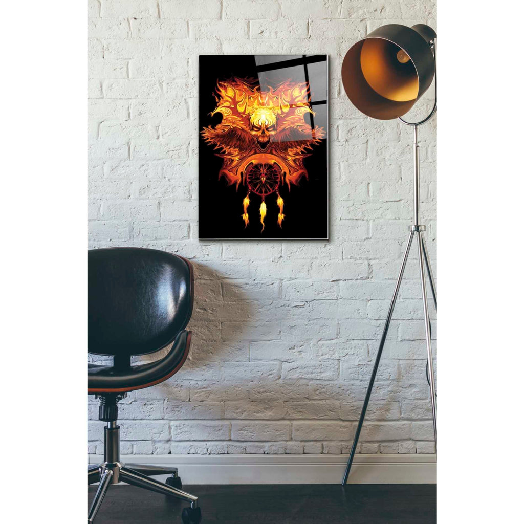 Epic Art 'Wendigo' by Michael Stewart, Acrylic Glass Wall Art,16x24