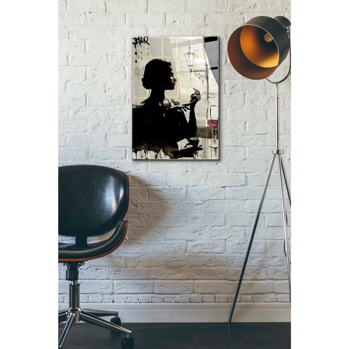 Epic Art 'Lush Life' by Loui Jover, Acrylic Glass Wall Art,16x24