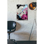 Epic Art 'Moments Like This Go Pop' by Loui Jover, Acrylic Glass Wall Art,16x24