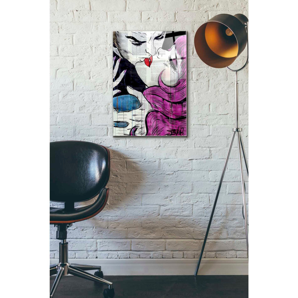Epic Art 'Passion Pop' by Loui Jover, Acrylic Glass Wall Art,16x24