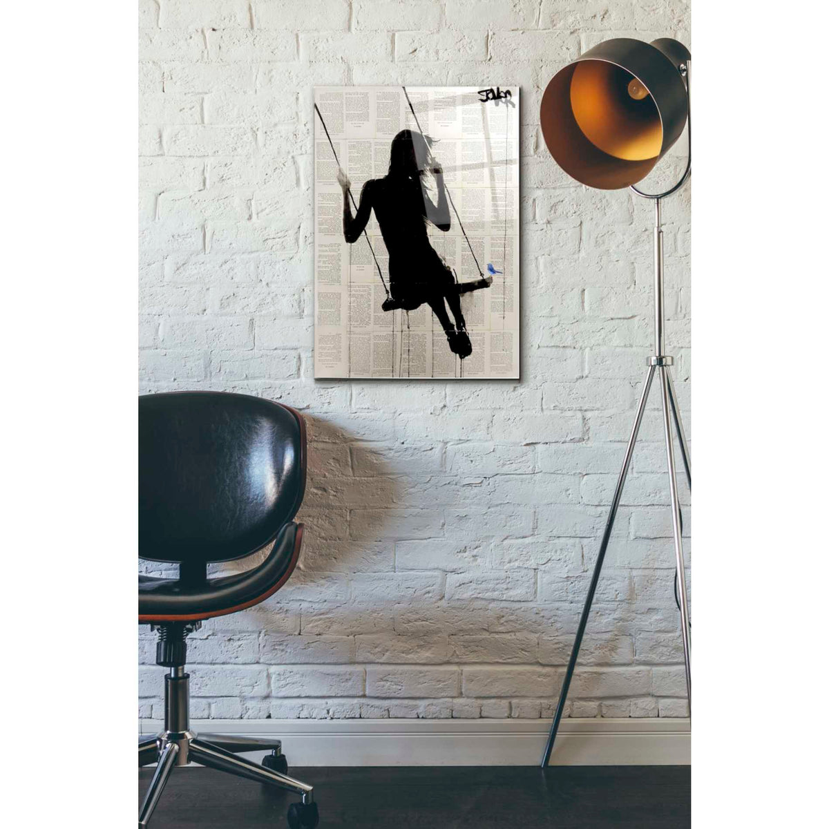 Epic Art 'The Freedom of Sometimes' by Loui Jover, Acrylic Glass Wall Art,16x24
