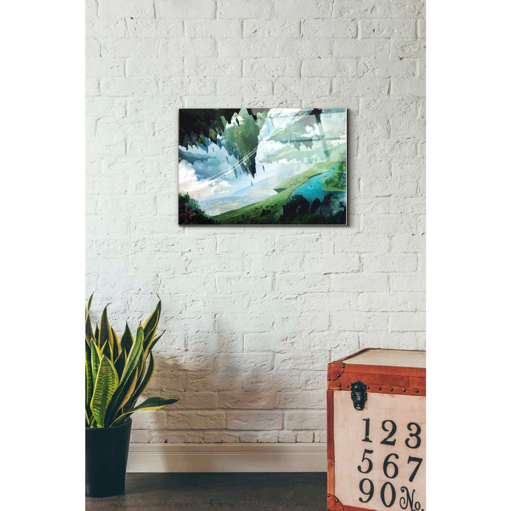 Epic Art 'Floating Island' by Jonathan Lam, Acrylic Glass Wall Art,16x24