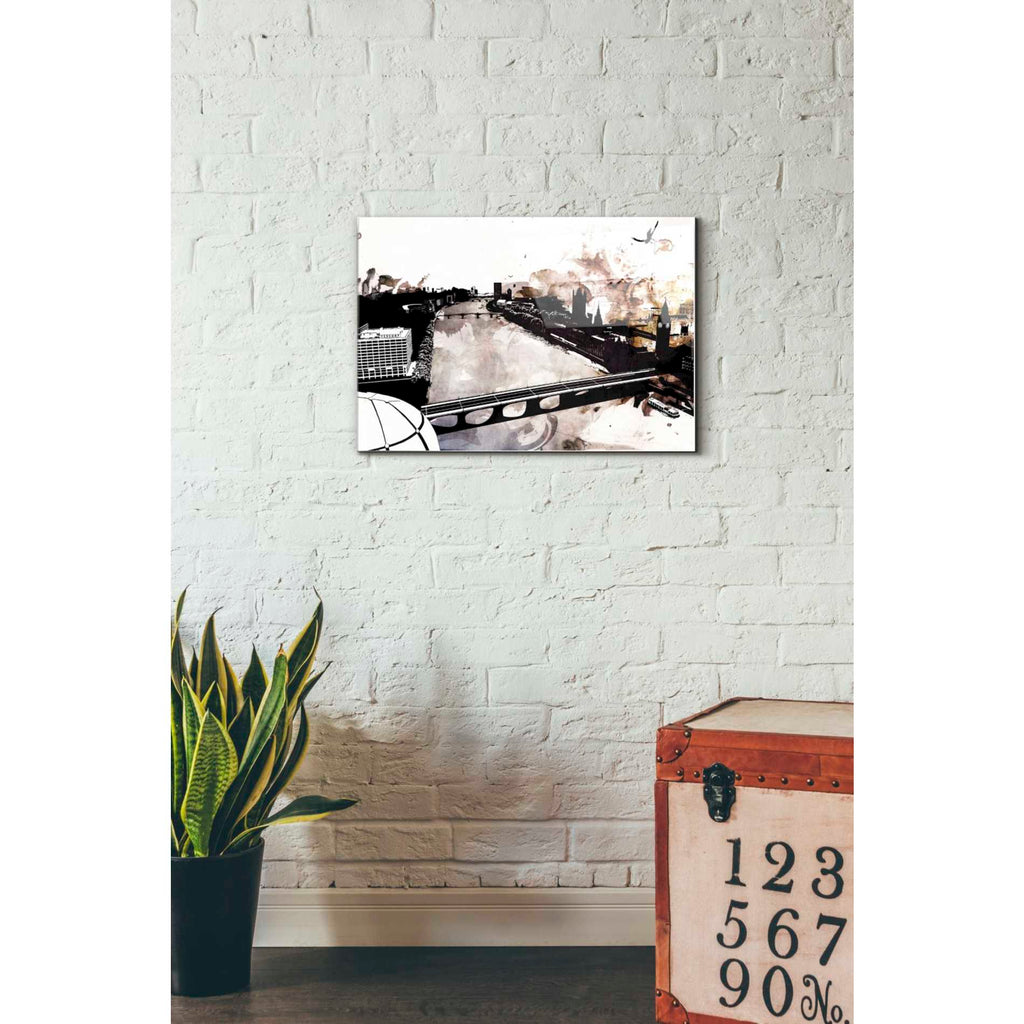 Epic Art 'London Landscape' by Jonathan Lam, Acrylic Glass Wall Art,16x24