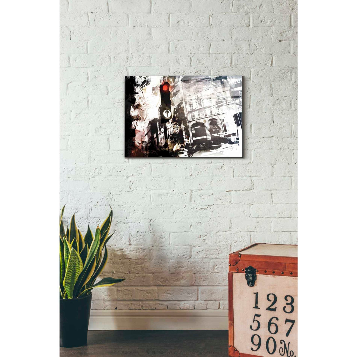 Epic Art 'Traffic' by Jonathan Lam, Acrylic Glass Wall Art,16x24