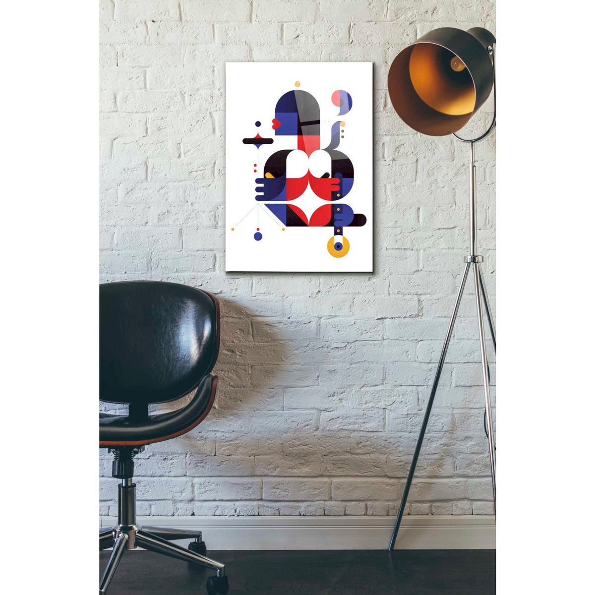 Epic Art 'Chameleon' by Antony Squizzato, Acrylic Glass Wall Art,16x24