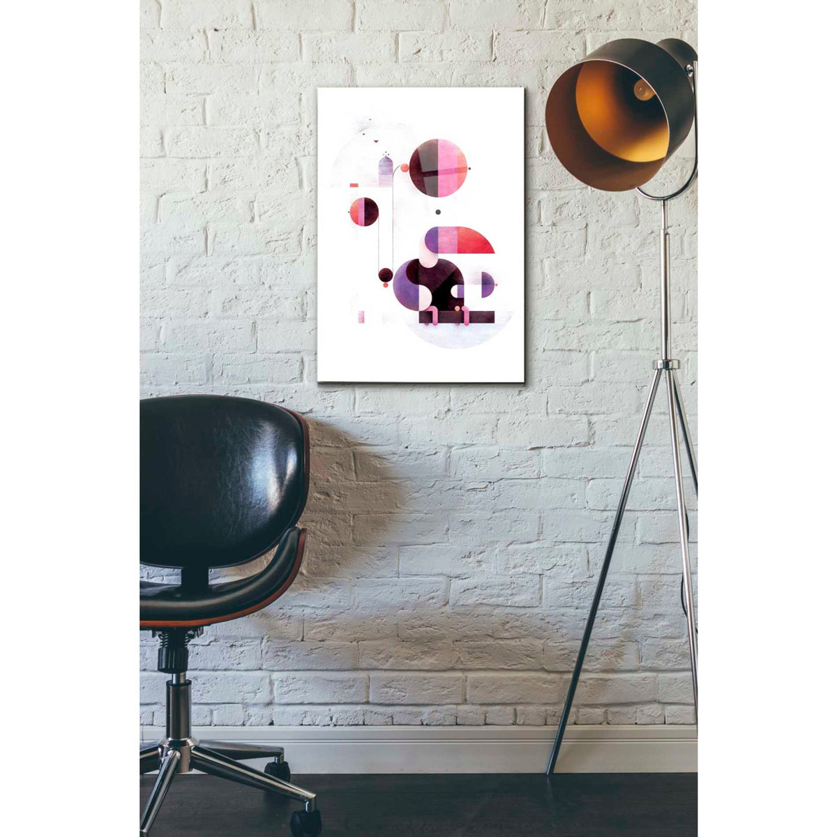 Epic Art 'Rainbow Swinger' by Antony Squizzato, Acrylic Glass Wall Art,16x24