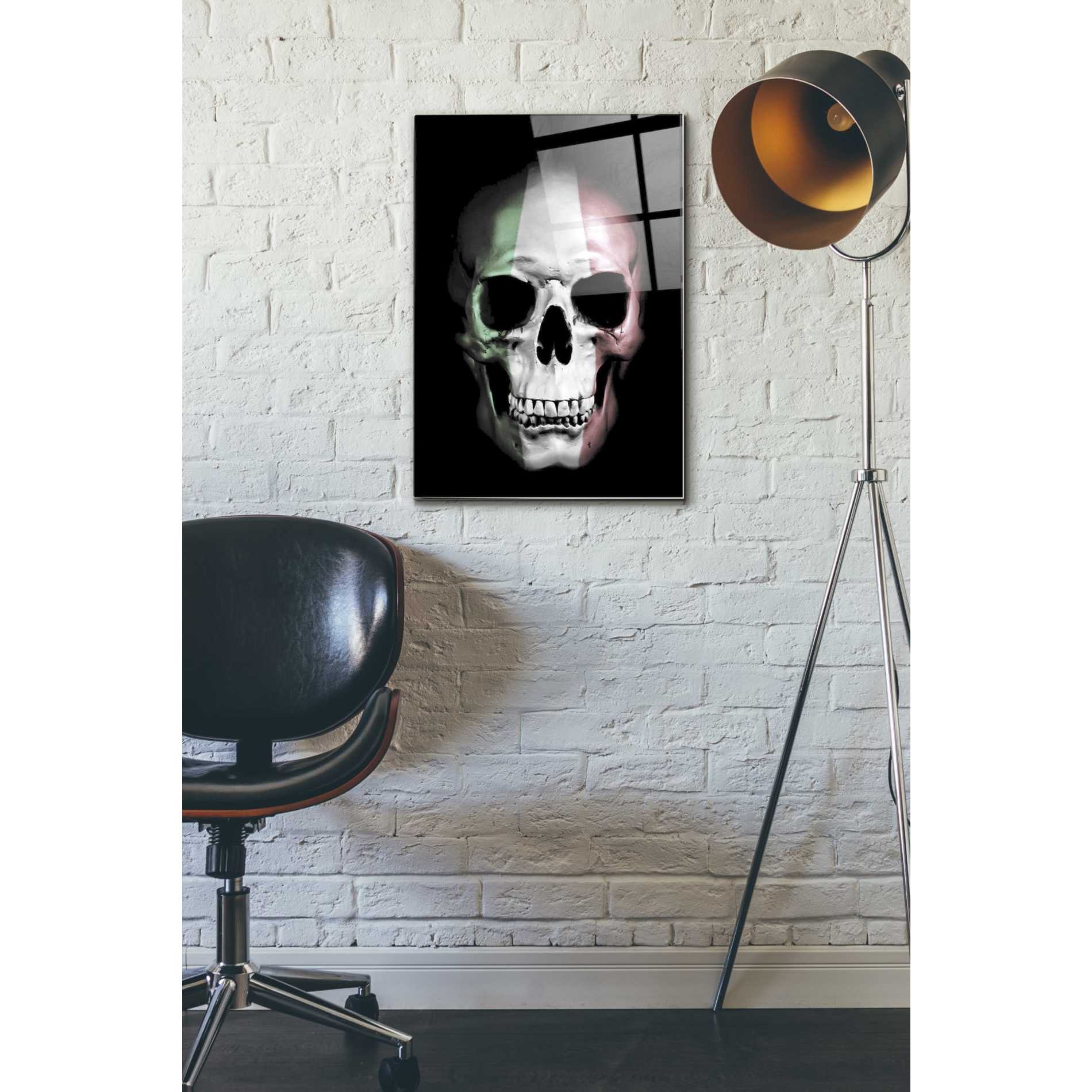 Epic Art 'Italian Skull' by Nicklas Gustafsson, Acrylic Glass Wall Art,16x24