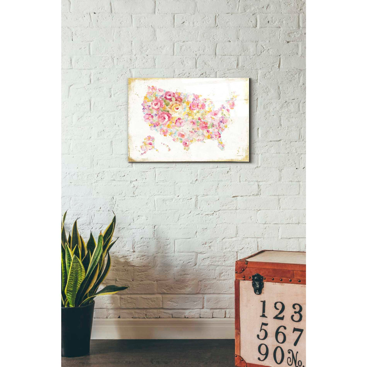 Epic Art 'Midsummer USA' by Danhui Nai, Acrylic Glass Wall Art,16x24