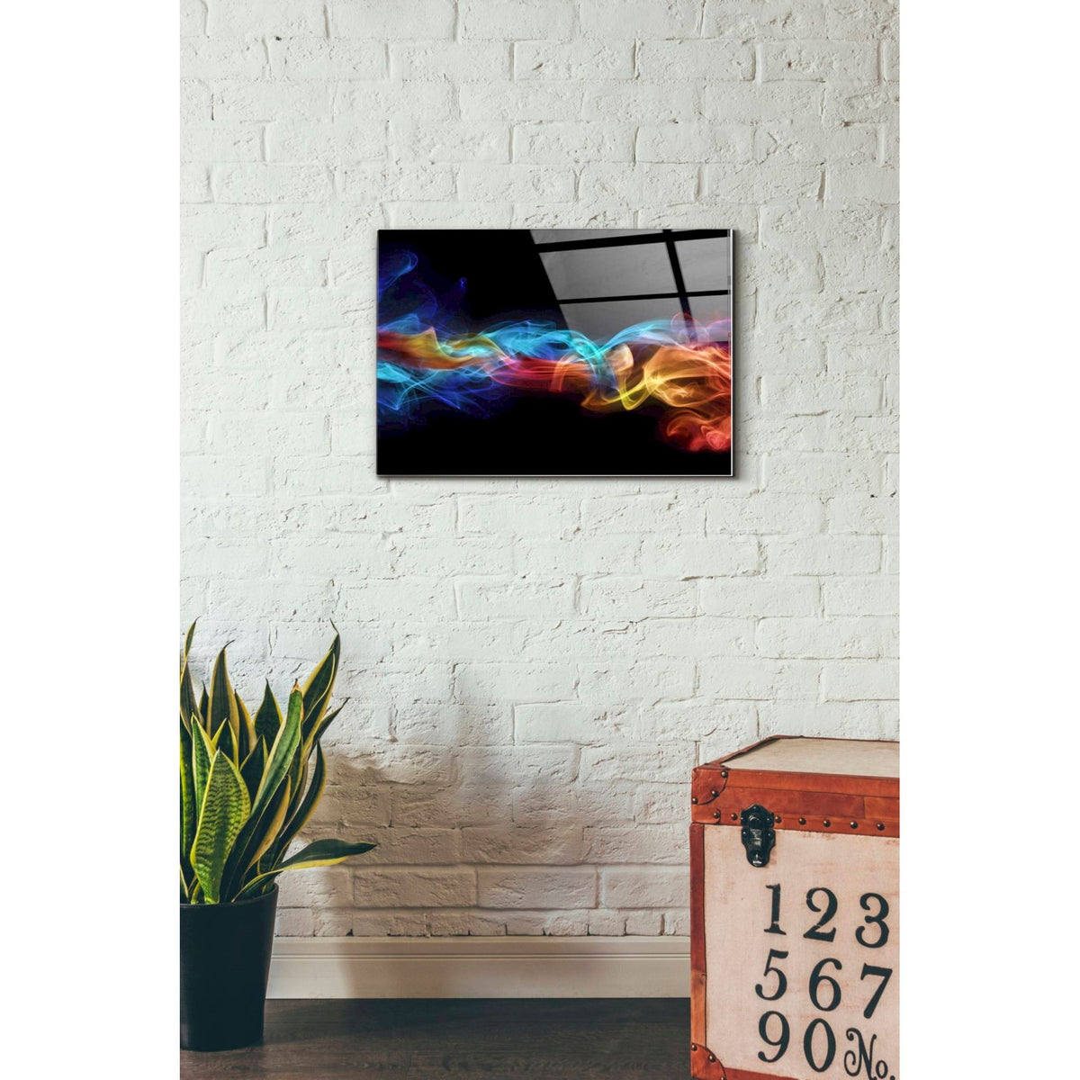 Epic Art 'Dynamic Haze' Acrylic Glass Wall Art,16x24