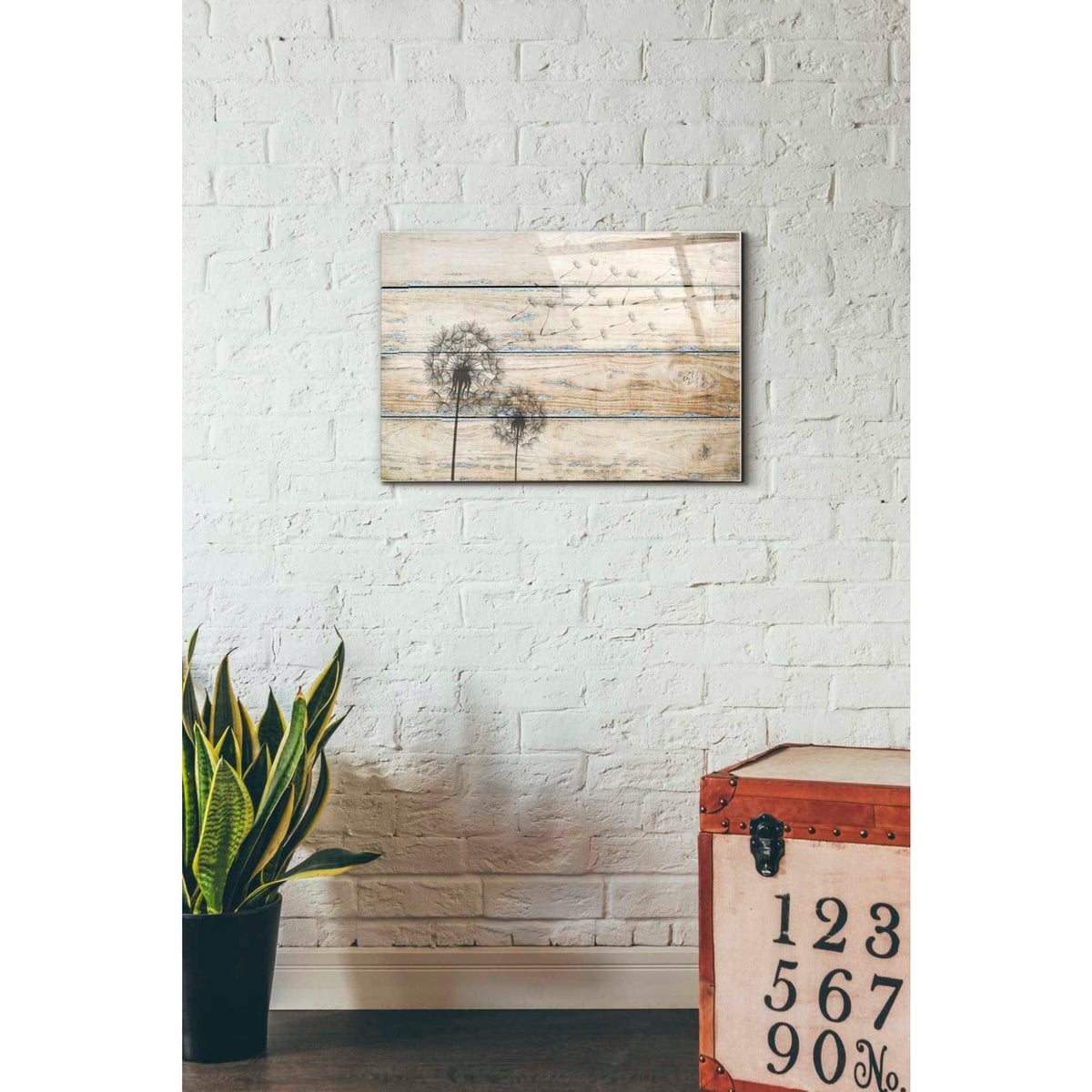 Epic Art "Tanpopo" Acrylic Glass Wall Art,16x24