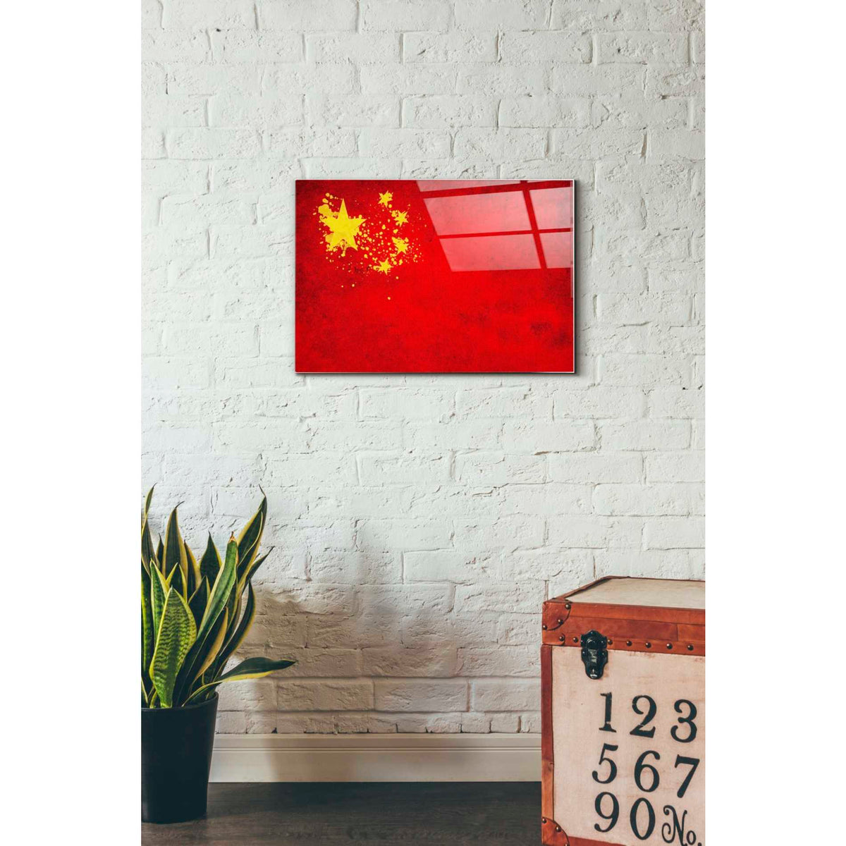 Epic Art "China" Acrylic Glass Wall Art,16x24