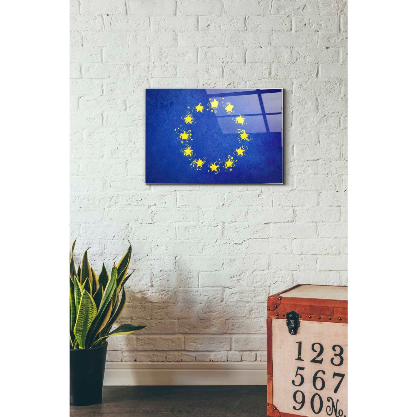 Epic Art "European Union" Acrylic Glass Wall Art,16x24