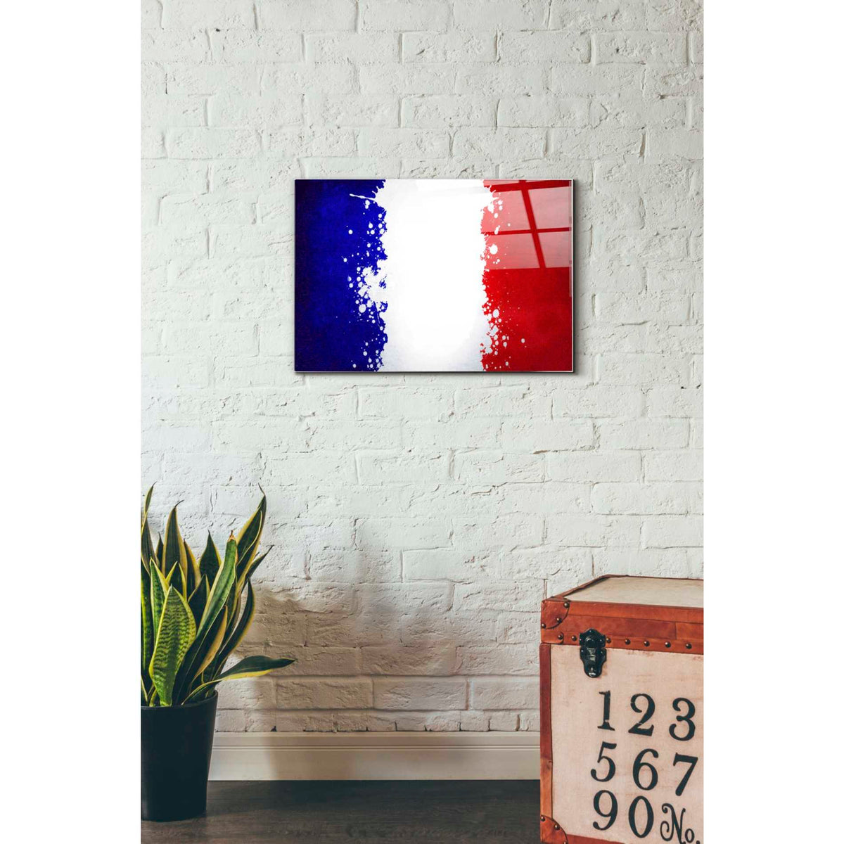 Epic Art "France" Acrylic Glass Wall Art,16x24