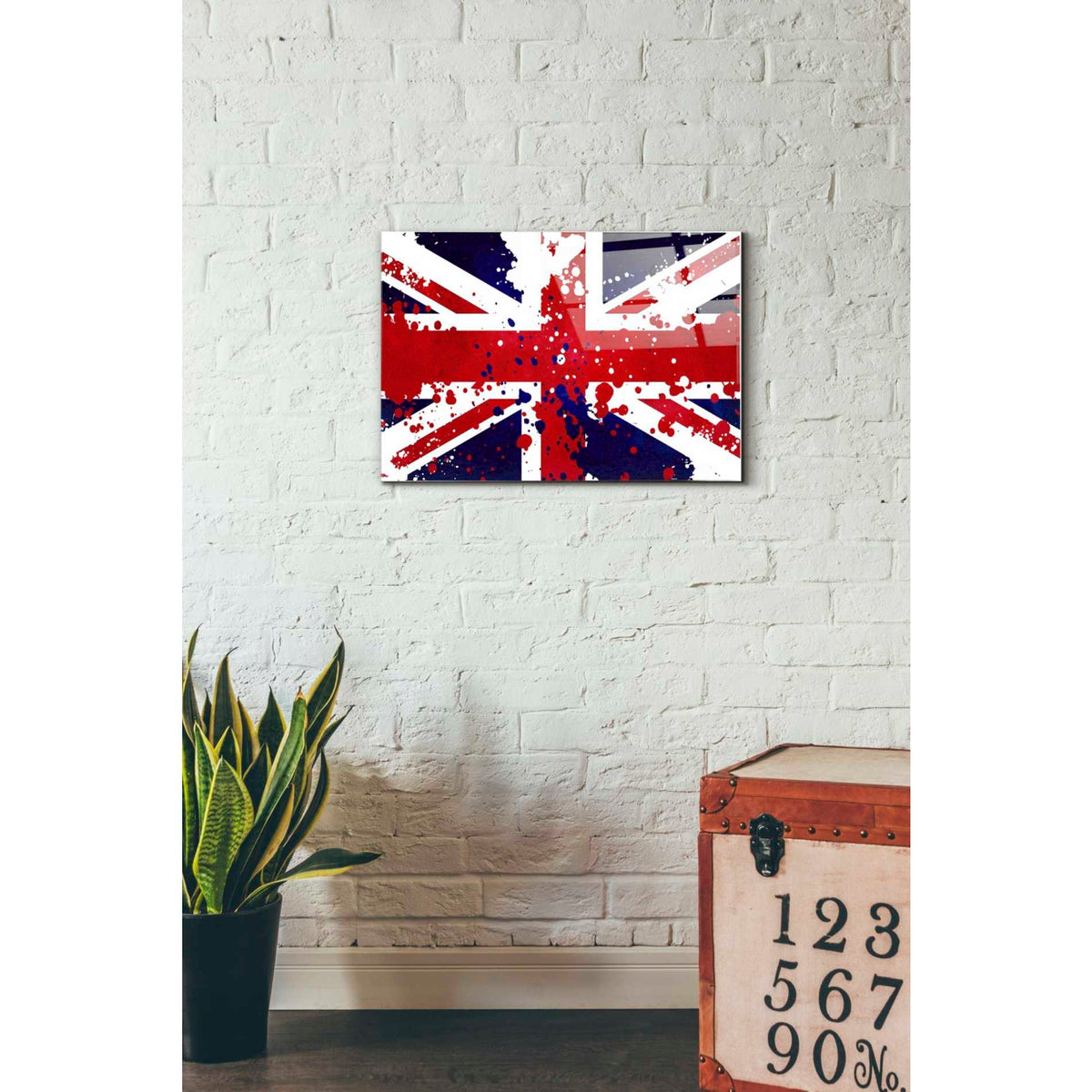 Epic Art "United Kingdom" Acrylic Glass Wall Art,16x24