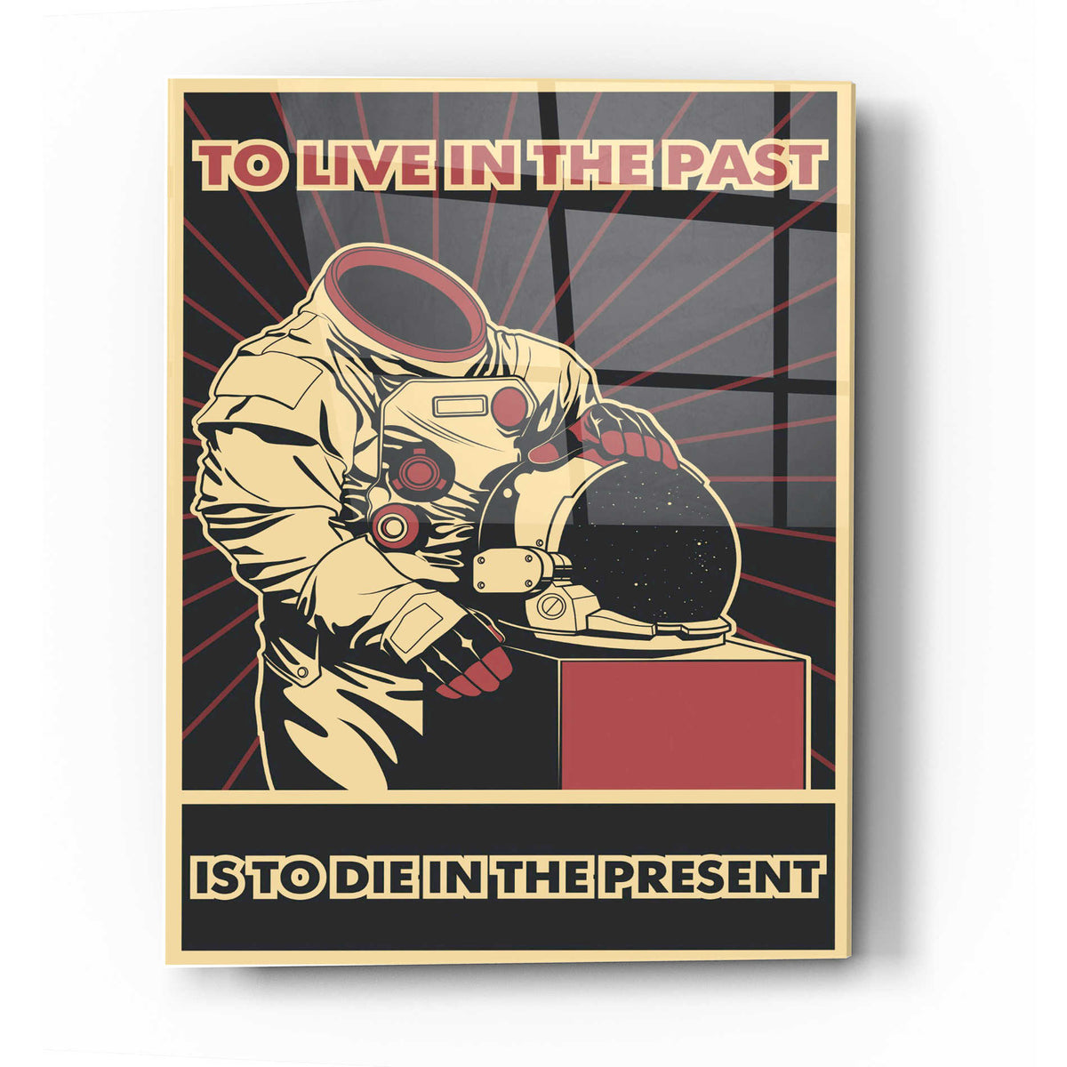 Epic Art 'Astronaut' Acrylic Glass Wall Art,16x24