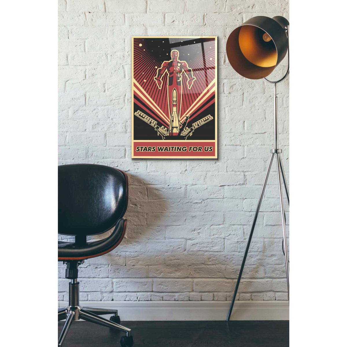 Epic Art 'Stars' Acrylic Glass Wall Art,16x24
