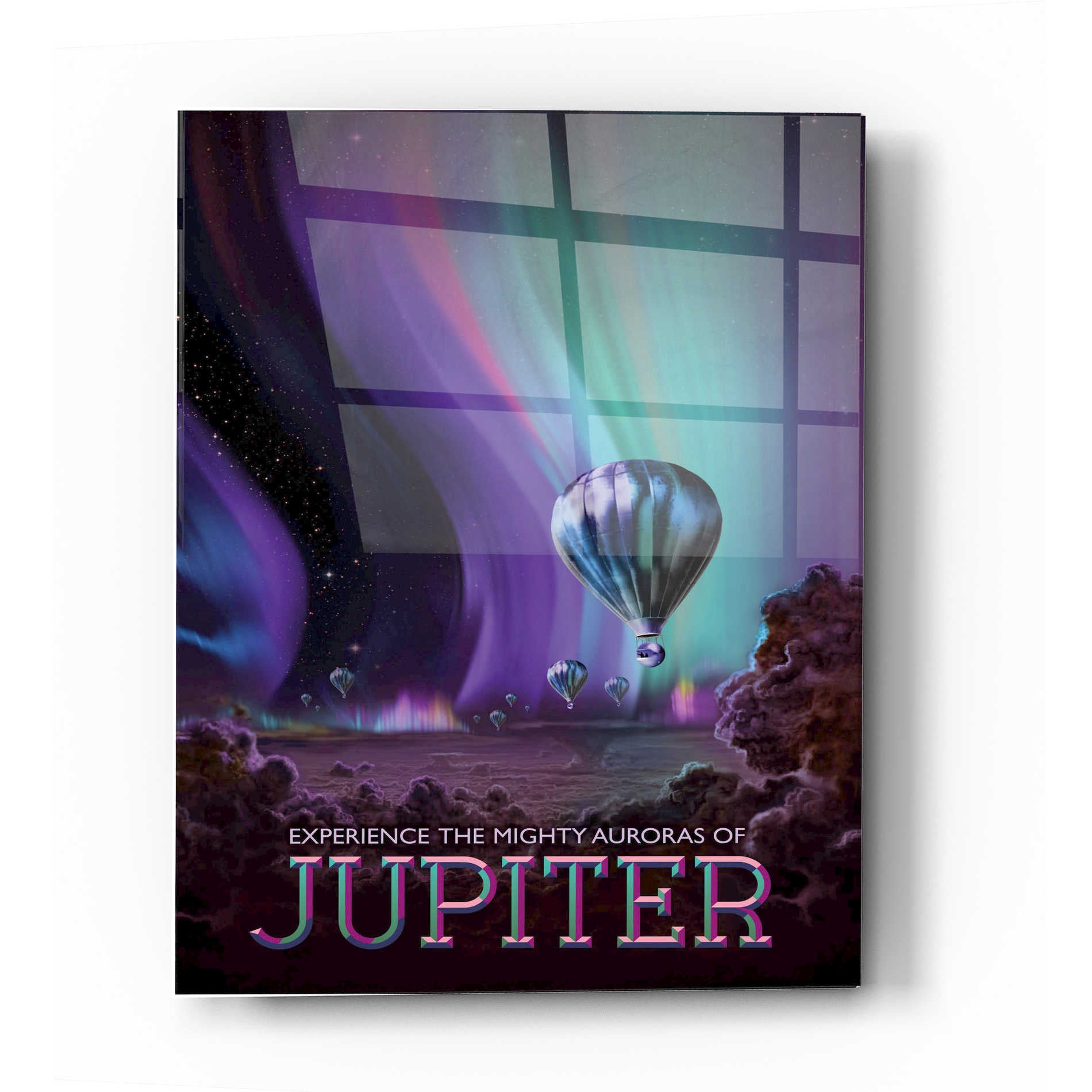 Epic Art 'Visions of the Future: Jupiter' Acrylic Glass Wall Art,16x24