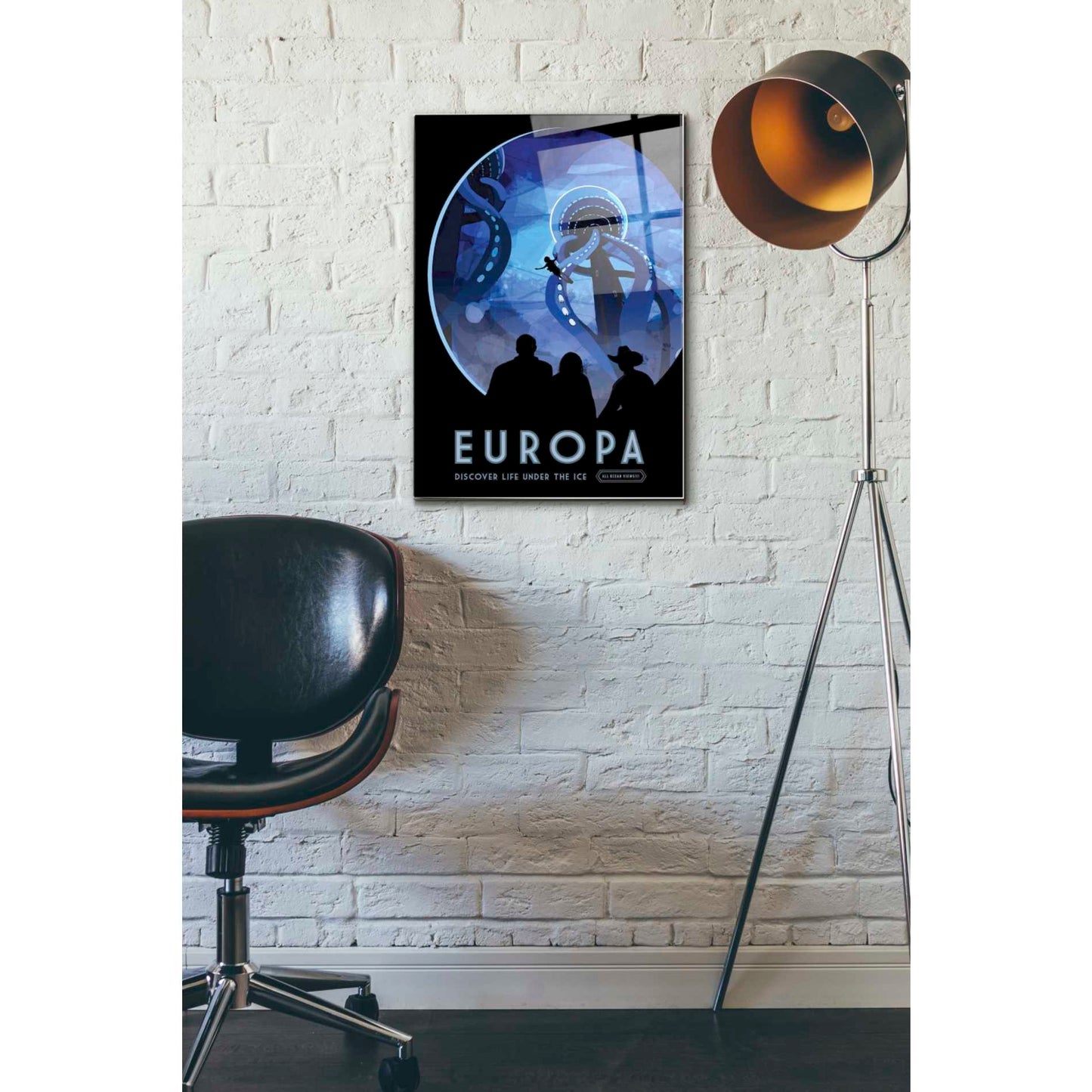 Epic Art 'Visions of the Future: Europa' Acrylic Glass Wall Art,16x24