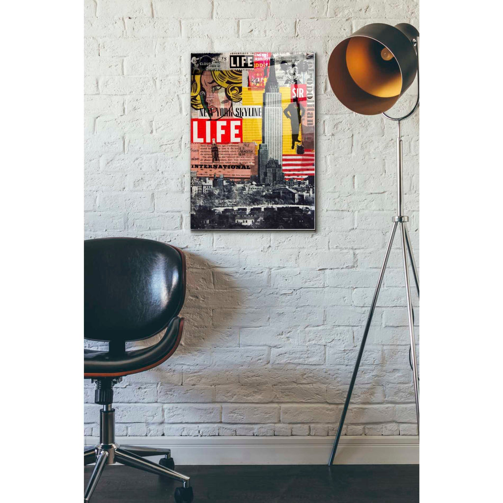 Epic Art 'IT'S HANGING IN THE AIR' by DB Waterman, Acrylic Glass Wall Art,16x24