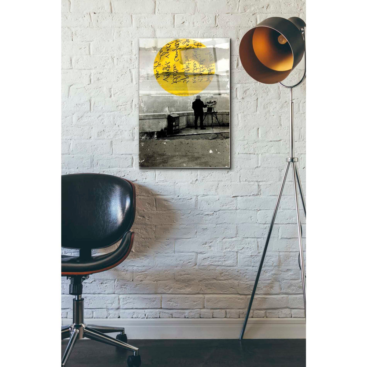 Epic Art 'STREET WITH A VIEW' by DB Waterman, Acrylic Glass Wall Art,16x24
