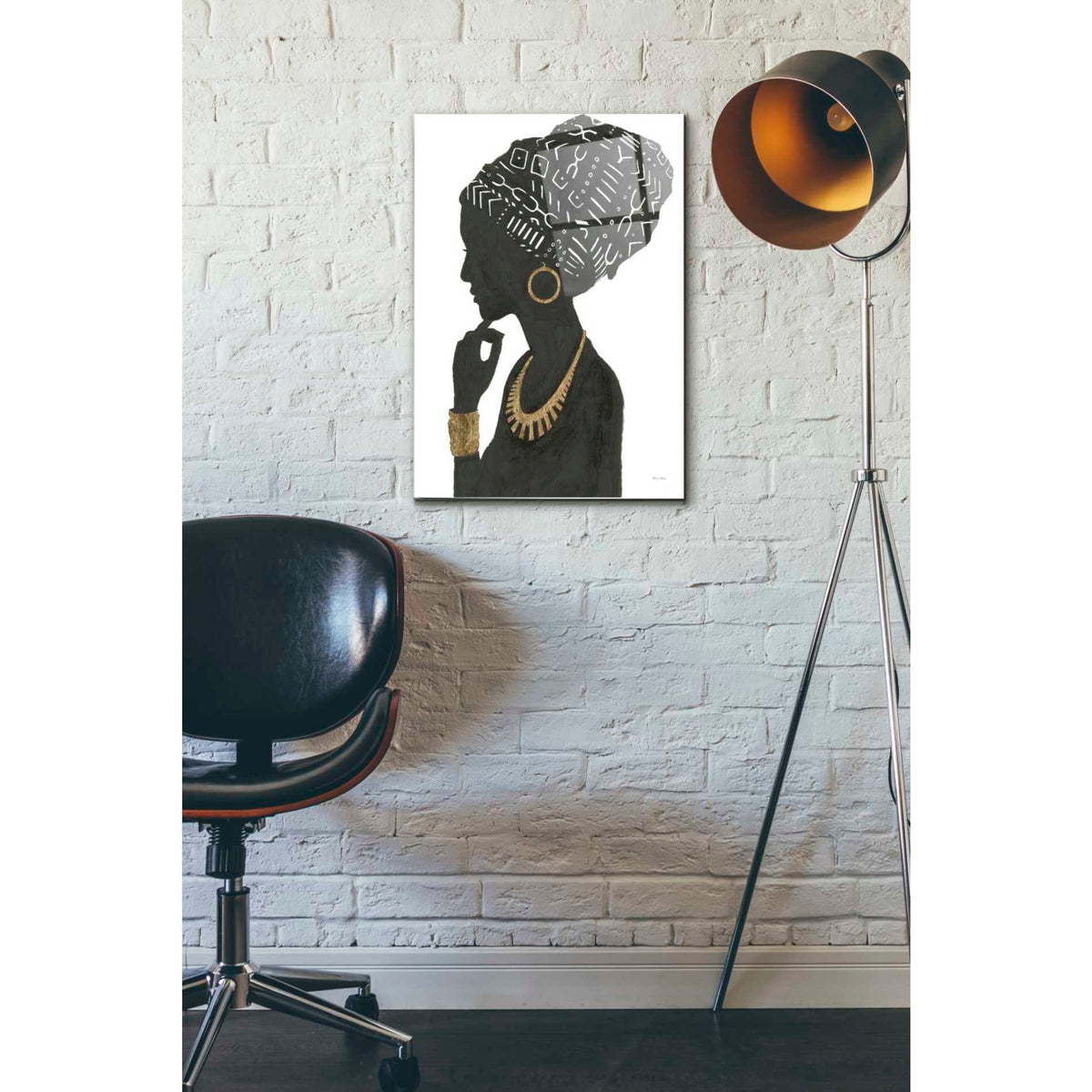 Epic Art 'Graceful Majesty II' by Emily Adams, Acrylic Glass Wall Art,16x24