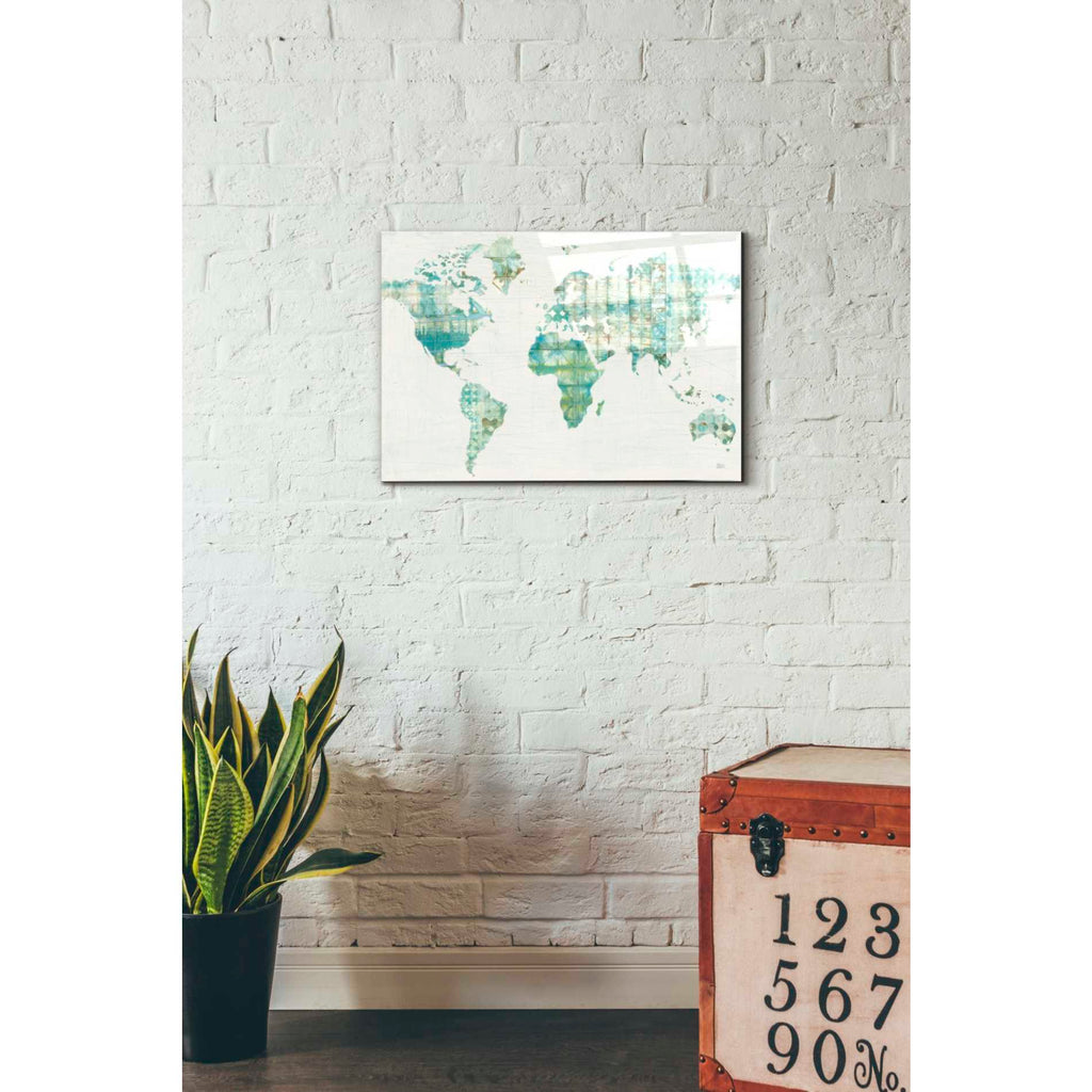 Epic Art 'Kanari Map' by Melissa Averinos, Acrylic Glass Wall Art,16x24