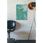 Epic Art 'Ornate Peacock IXD' by Daphne Brissonet, Acrylic Glass Wall Art,16x24