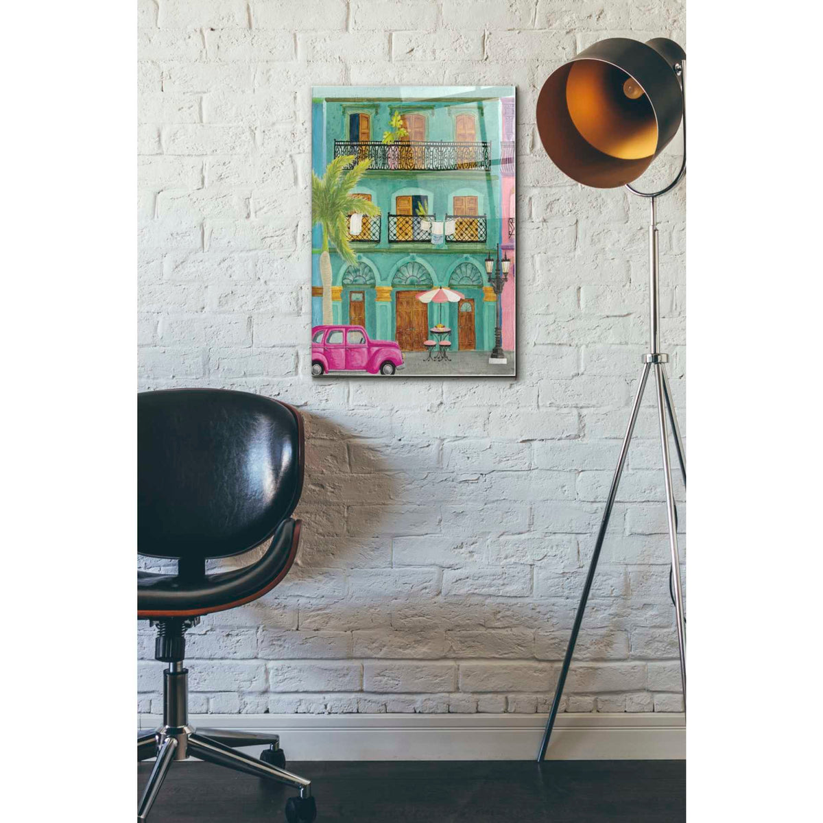 Epic Art 'Havana III' by Elyse DeNeige, Acrylic Glass Wall Art,16x24