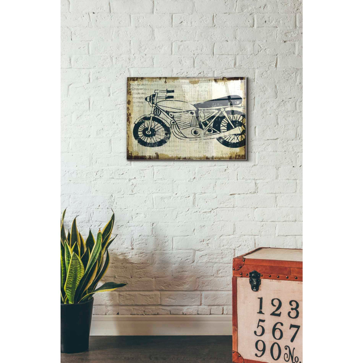 Epic Art 'American Pop Moto' by Michael Mullan, Acrylic Glass Wall Art,16x24