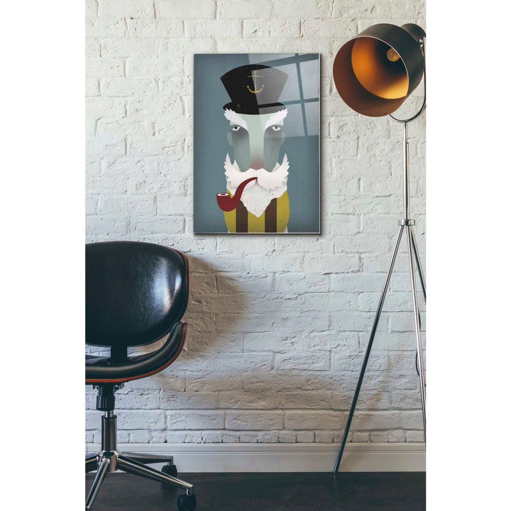 Epic Art 'Fisherman I' by Ryan Fowler, Acrylic Glass Wall Art,16x24