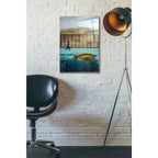 Epic Art 'GOOD COMPANION' by DB Waterman, Acrylic Glass Wall Art,16x24