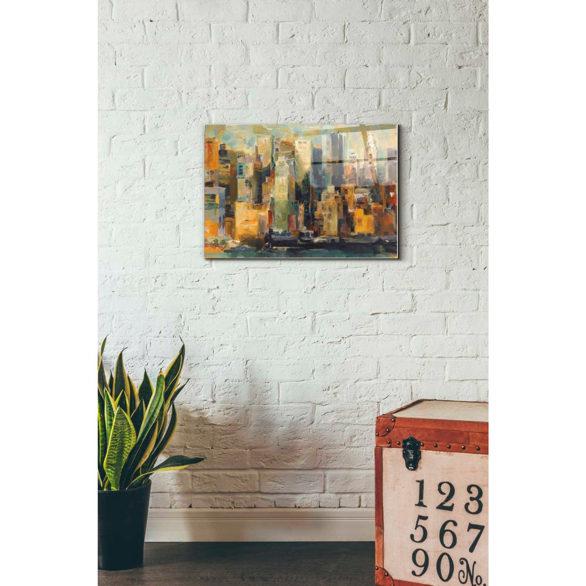 Epic Art 'New York New York' by Marilyn Hageman, Acrylic Glass Wall Art,16x24