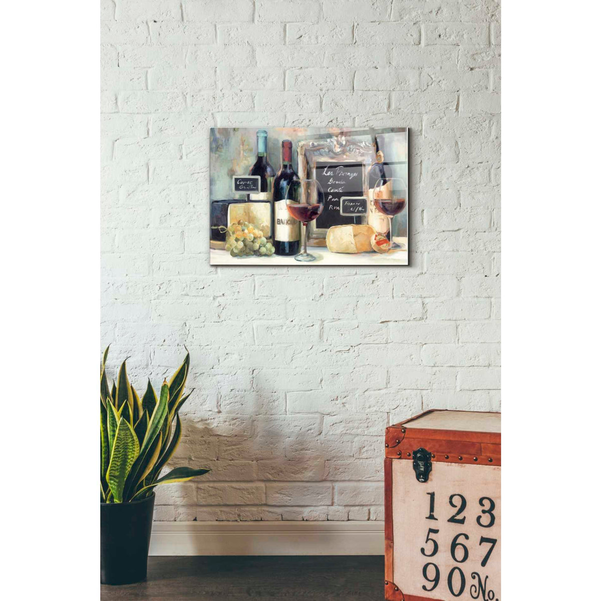 Epic Art 'Les Fromages' by Marilyn Hageman, Acrylic Glass Wall Art,16x24