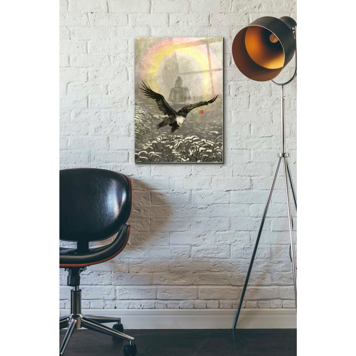 Epic Art 'Nirvana' by River Han, Acrylic Glass Wall Art,16x24