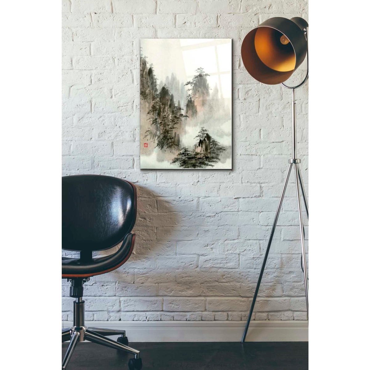 Epic Art 'Qi' by River Han, Acrylic Glass Wall Art,16x24