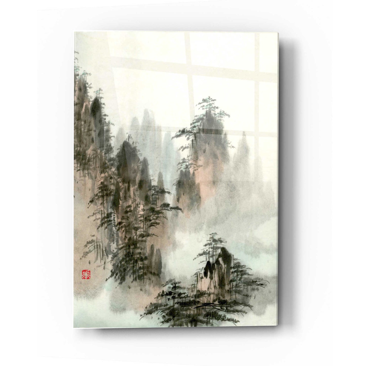 Epic Art 'Qi' by River Han, Acrylic Glass Wall Art,16x24