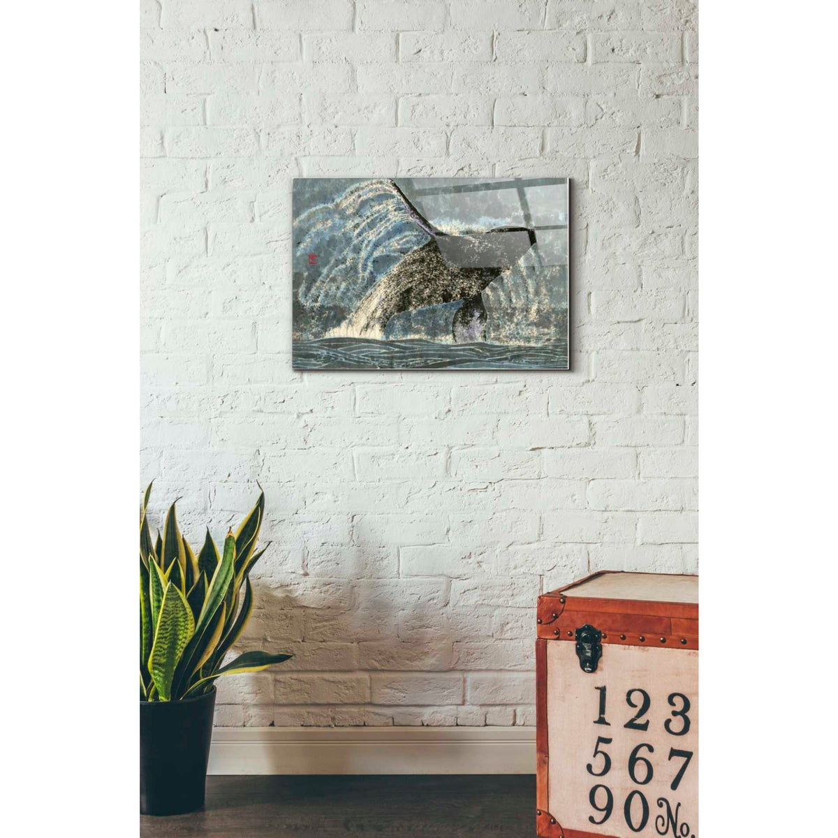 Epic Art 'Pure' by River Han, Acrylic Glass Wall Art,16x24