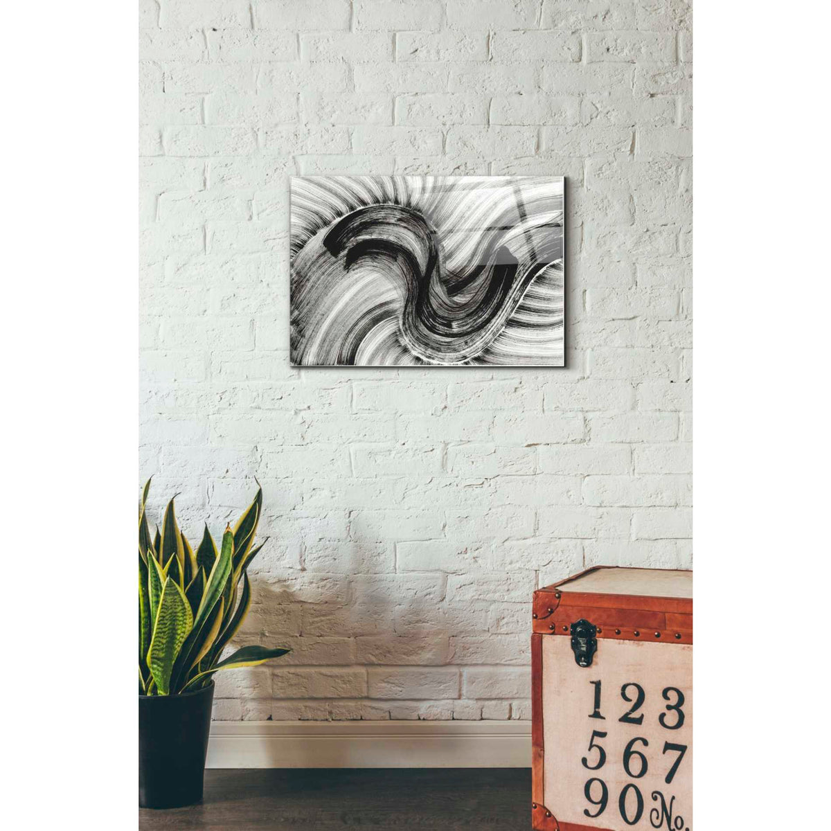 Epic Art 'Cyclone' Acrylic Glass Wall Art,16x24