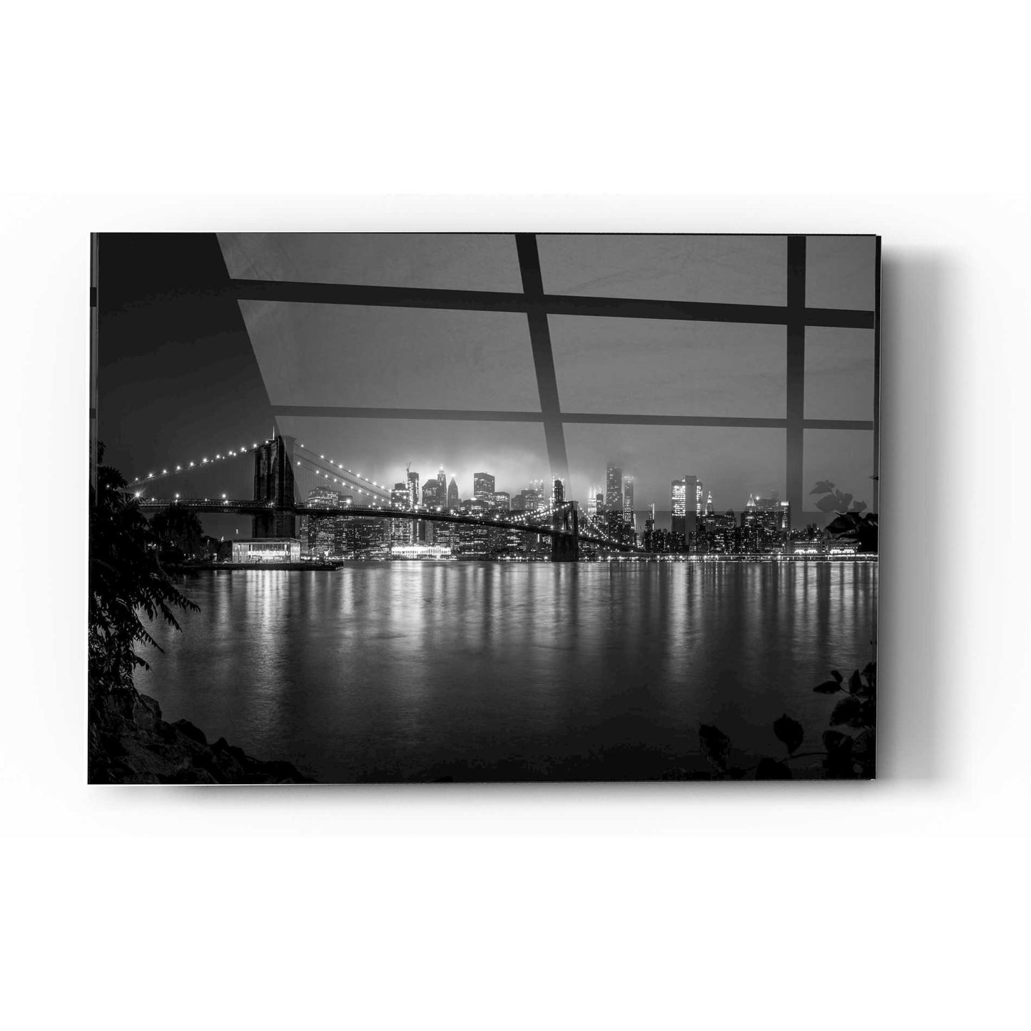 Epic Art 'Bright Lights of New York' by Nicklas Gustafsson, Acrylic Glass Wall Art,16x24