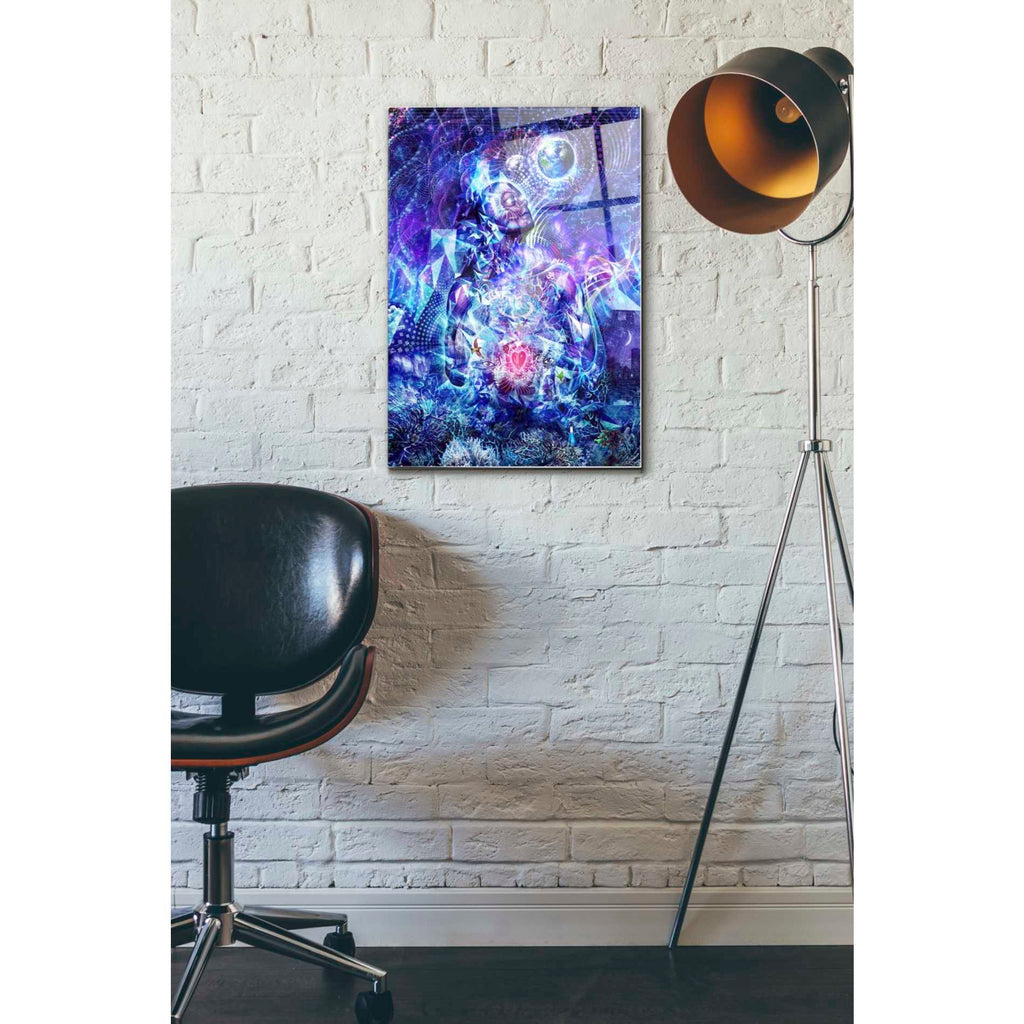 Epic Art 'Transcension Vertical' by Cameron Gray, Acrylic Glass Wall Art,16x24