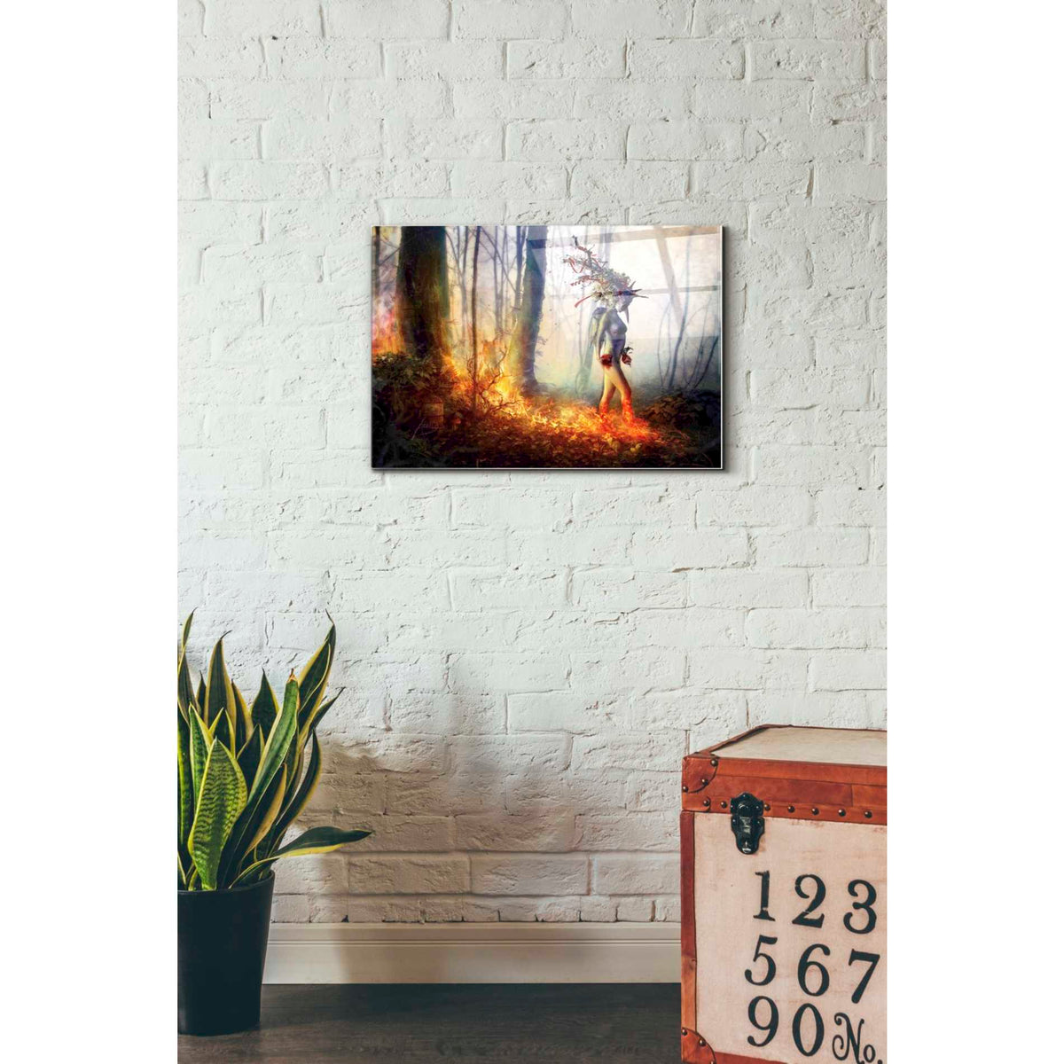 Epic Art 'Trust in Me' by Mario Sanchez Nevado, Acrylic Glass Wall Art,16x24