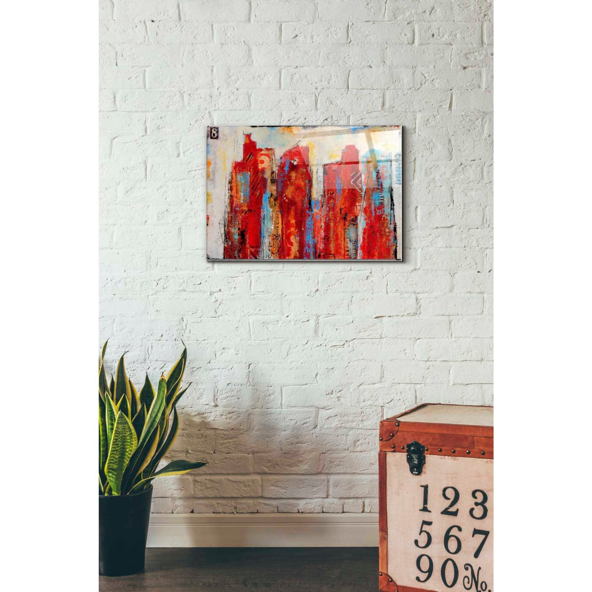 Epic Art 'District 8' by Erin Ashley Acrylic Glass Wall Art,16x24