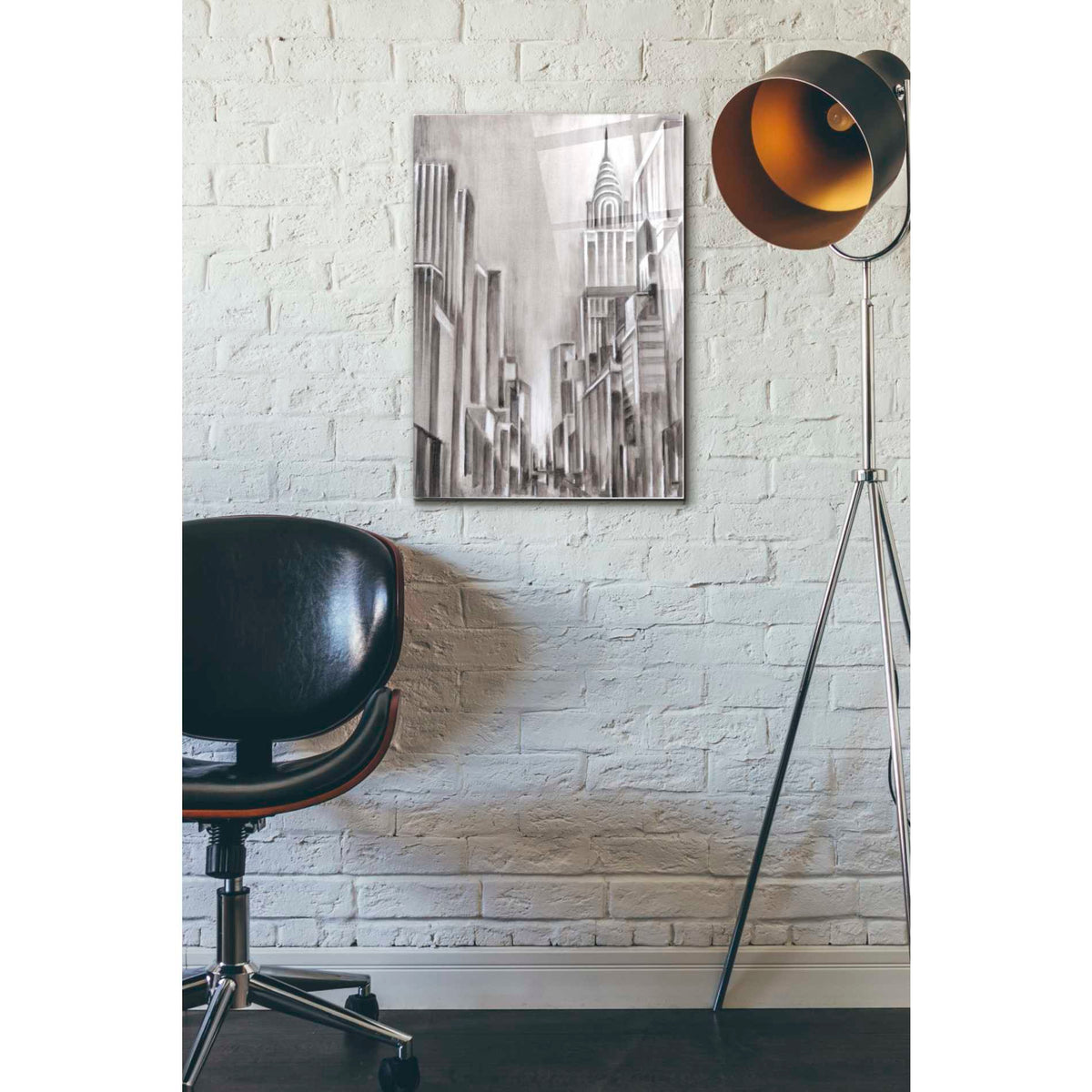 Epic Art 'Art Deco Cityscape I' by Ethan Harper Acrylic Glass Wall Art,16x24
