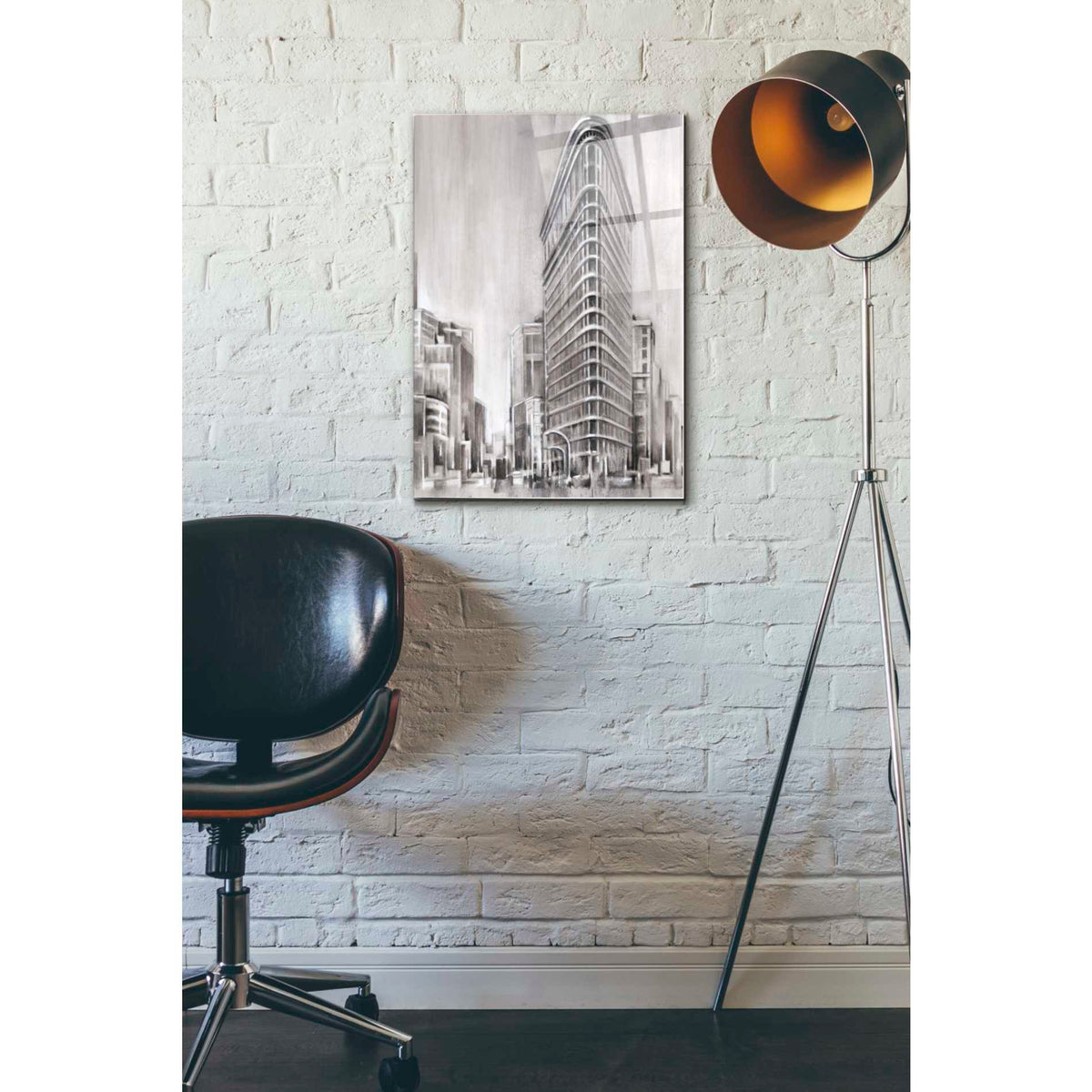 Epic Art 'Art Deco Cityscape II' by Ethan Harper Acrylic Glass Wall Art,16x24