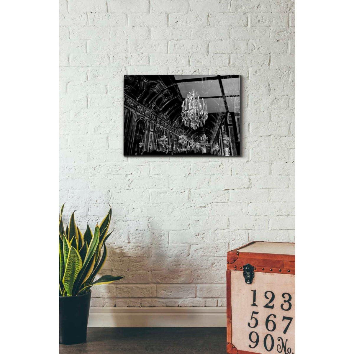 Epic Art 'Ballroom Sketch' by Ethan Harper Acrylic Glass Wall Art,16x24